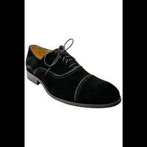 Donald Pliner Men's Gorti Suede Oxford Black - Medium